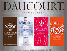 Tablet Screenshot of daucourt.com